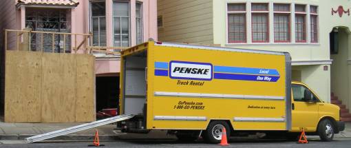 The Penske Moving Dumpster