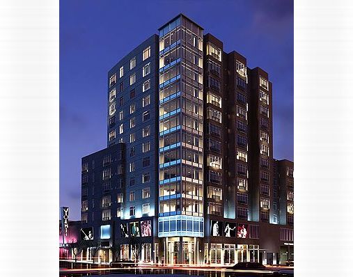 Rendering: Heritage on Fillmore at night