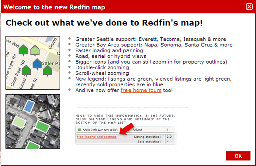 Redfin: New Maps (Virtual Earth), Areas, And More