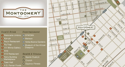 The Montgomery: Neighborhood Map