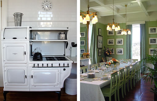 The Palmtag Muzzio Bowen Mansion: Stove/Dining