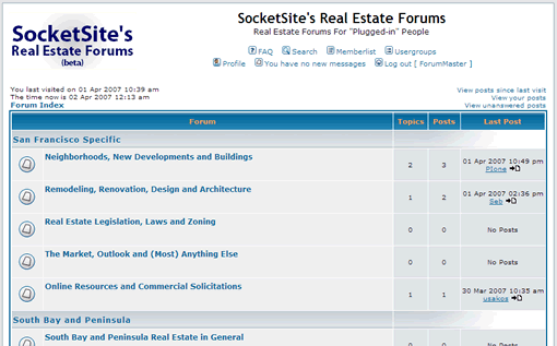 It’s Official: Welcome To SocketSite’s Real Estate Forums