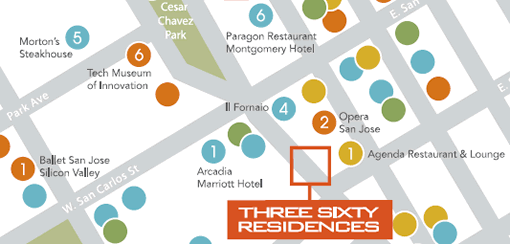 Three Sixty Residences: Map