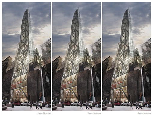 Jean Nouvel's New York tower design (Image Source: nytimes.com)