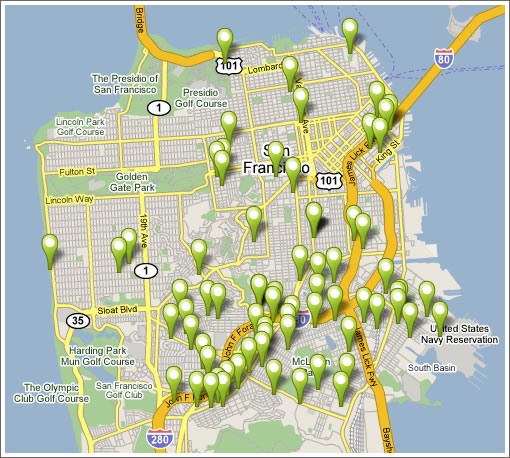 Current Foreclosure Activity In San Francisco As Mapped By Trulia