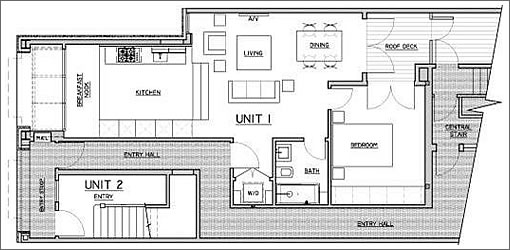 1436 Jackson: Floor Plan