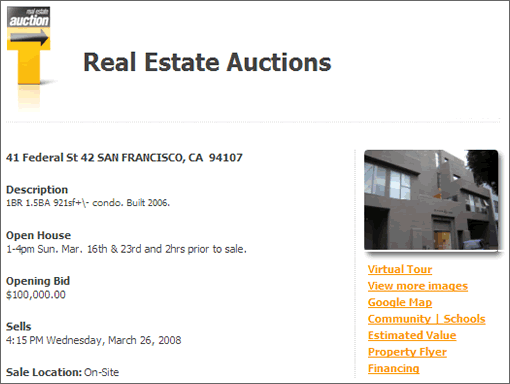 41 Federal #42: Auction