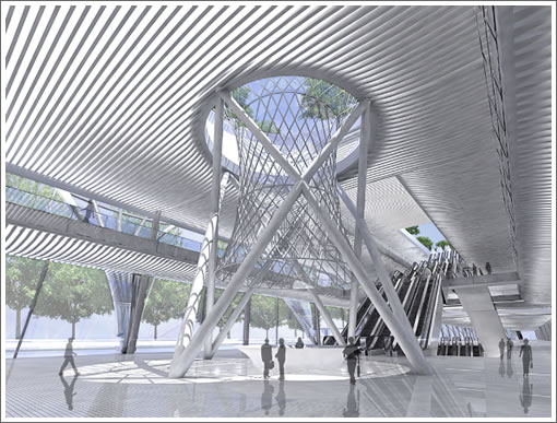 San Francisco's Proposed Transbay Terminal: Rendering (Image Source: pcparch.com)