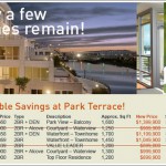 At Least Five Condos Remaining At Park Terrace And Cuts Up To 11%