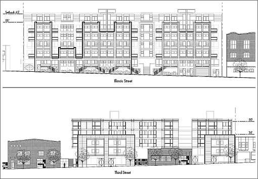 2225-2255 Third Street: Elevations