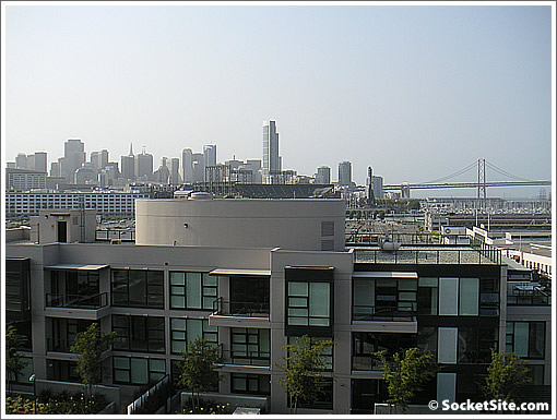 Radiance Phase I: City view from 8th Floor Model (www.SocketSite.com)