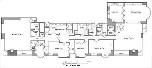 1150 Sacramento Street #703: Floor Plan