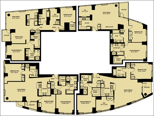 ORH 60th Floor: Floor Plans