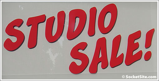 Symphony Towers Sign: Studio Sale (www.SocketSite.com)