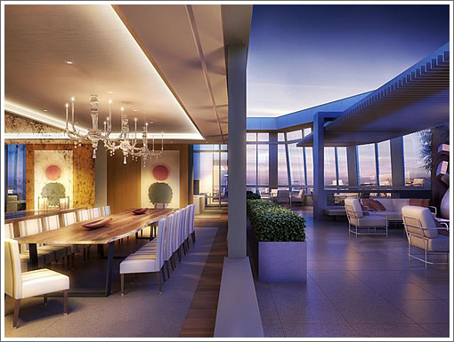 St. Regis Penthouse: Dining and Deck