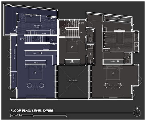3119 Harrison: Third Floor Plan