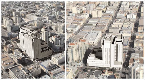 CPMC' Cathedral Hill Hospital Aerial Renderings