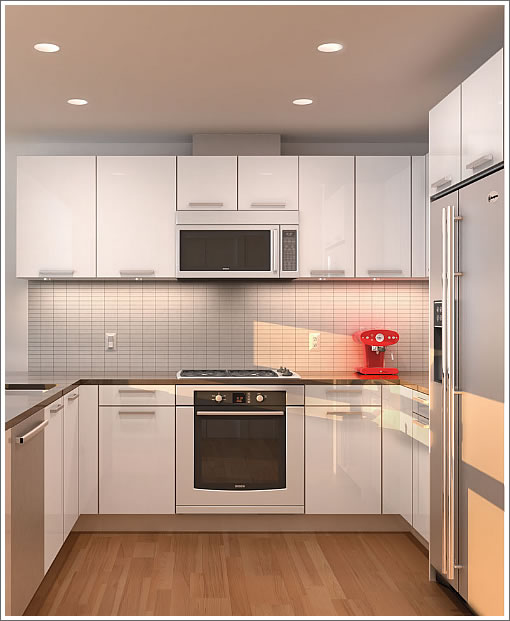 One Hawthorne Kitchen Rendering