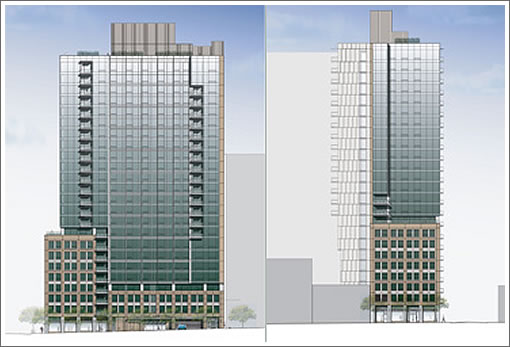 One Hawthorne Revised Rendering (Image Source: EHDD Architecture