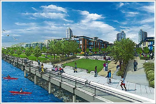 Proposed Hunters Point Waterfront Promenade