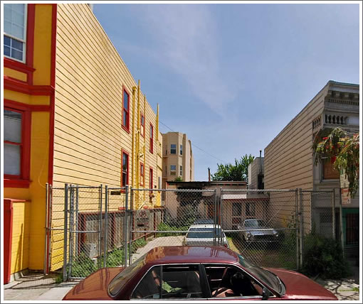 1029 Natoma Site (Image Source: Mapjack.com)