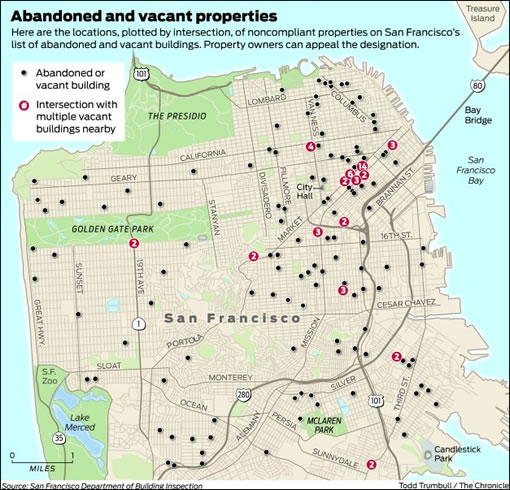 Chronicle Graphic: Abandoned Properties