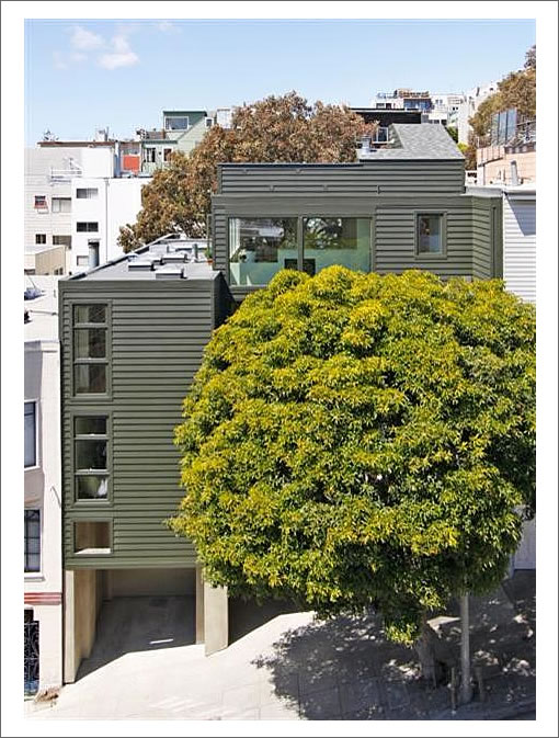“Telegraph Hill Tree House”  At 468 Filbert Sprouts A For Sale Sign