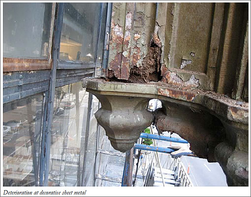 Hallidie Building Deterioration