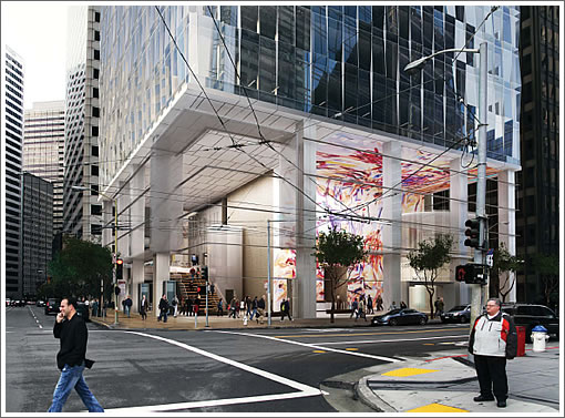 350 Mission Atrium Rendering