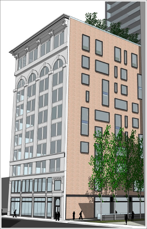 706 Mission North Elevation Rendering