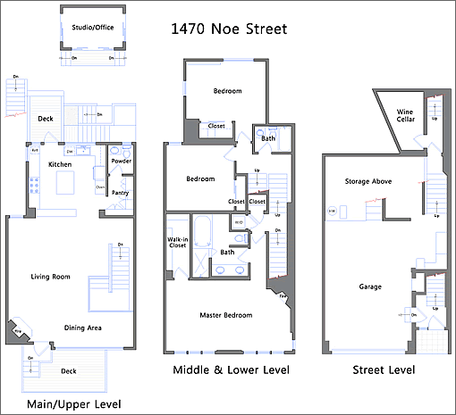 1470 Noe Floor Plan