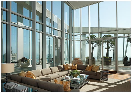 188 Minna Penthouse Living View