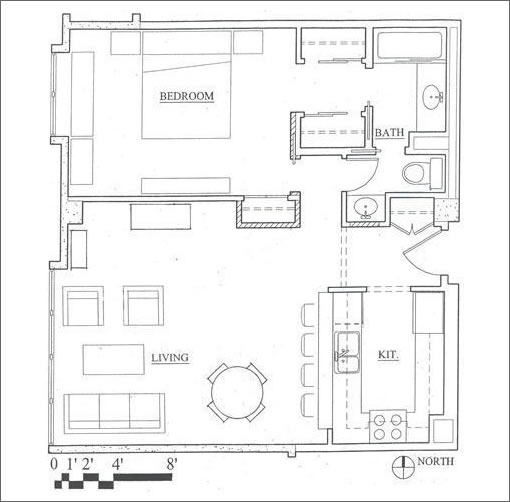 2040 Franklin #708 Floor Plan