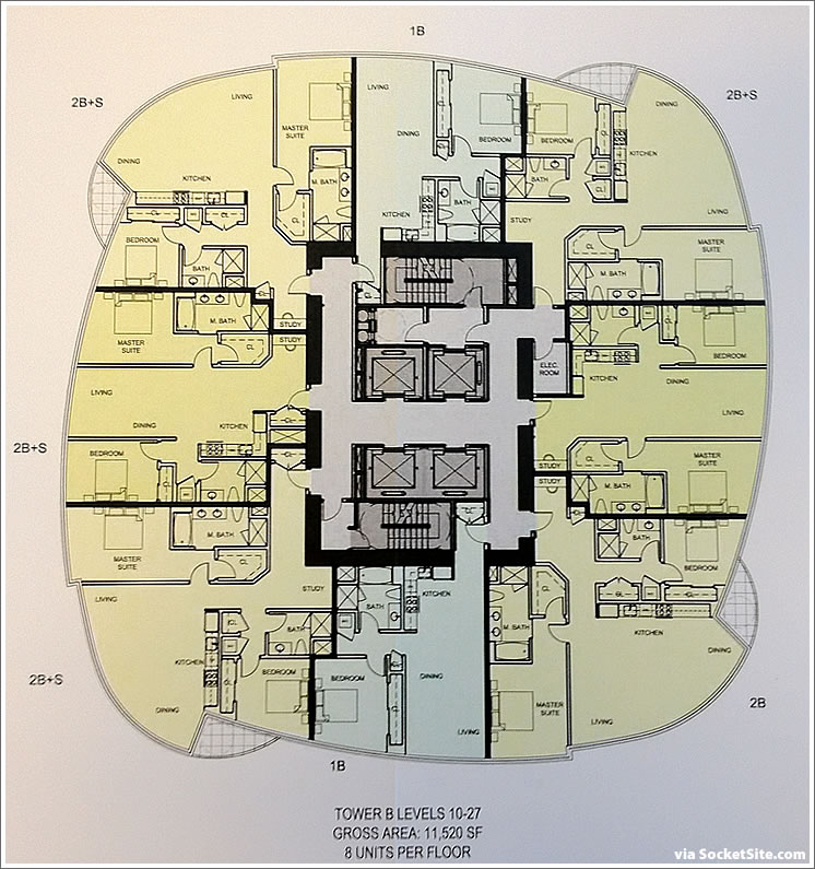 SocketSite™ 201 Folsom Towers Floor Plan Sneak Peek