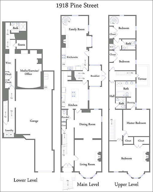 1918 Pine Street Floor Plan