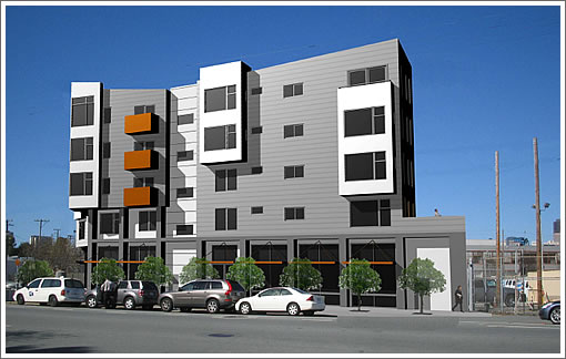 1150 16th Street Rendering: Residential building