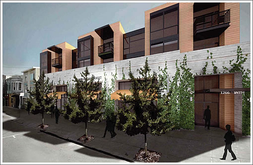 1266 9th Avenue Rendering with Street Trees