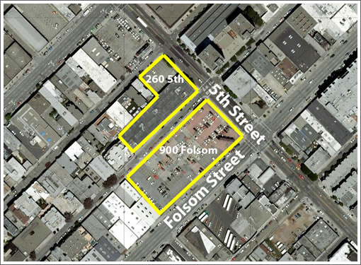 900 Folsom/260 Fifth: Project Site