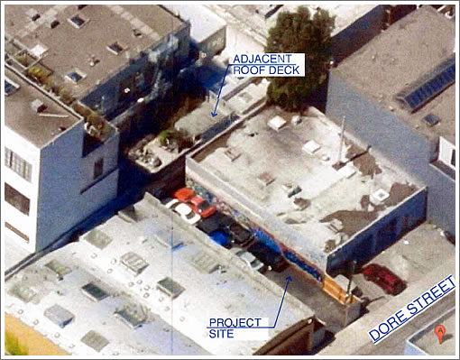 246 Dore Street Site Aerial