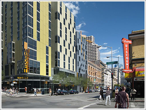 168-186 Eddy Street Rendering