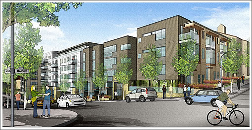 55 Laguna Revised Rendering - Haight Street