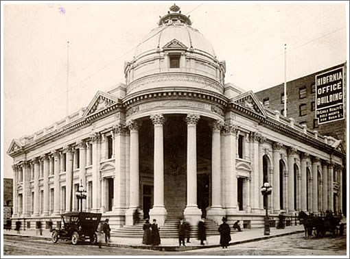 Hibernia Bank Building Rebuilt