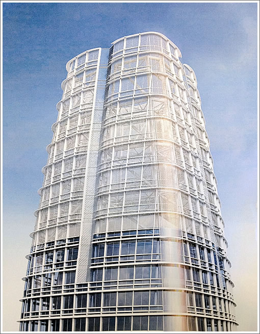 101 1st Street Rendering: Tower Crown