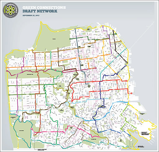 Draft Green Connections Network Map