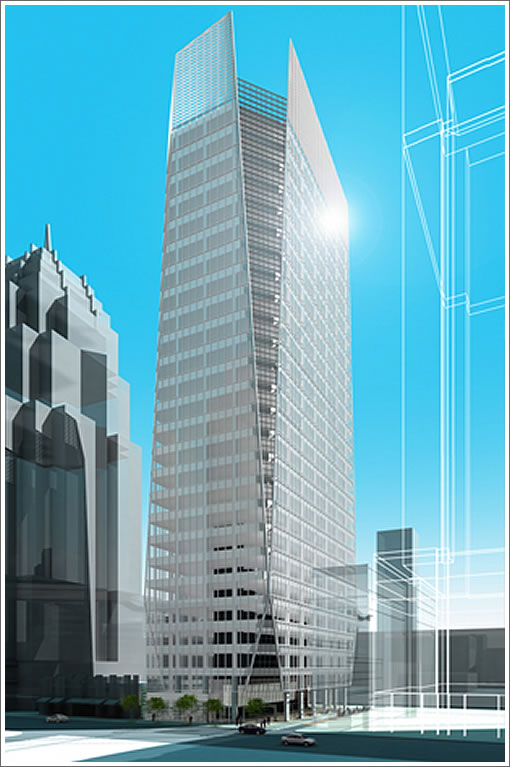 535 Mission Street: Rendering (Image Source: Simon & Associates)