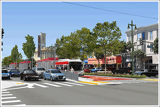 Plans For Rapid Transit Down Geary Boulevard Are Rolling Again