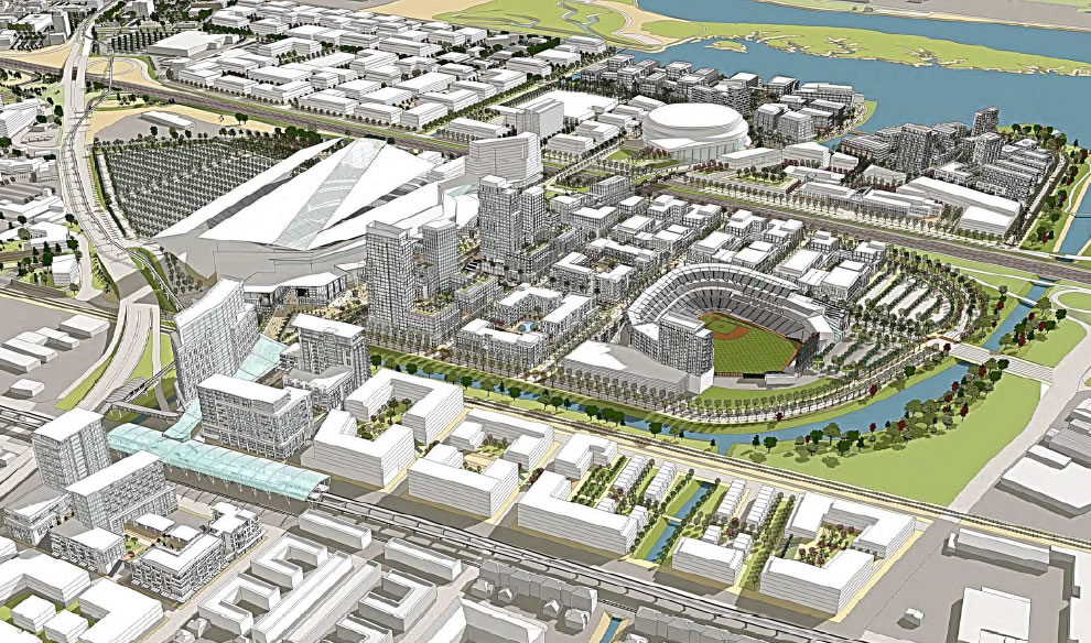 Oakland's Coliseum City Site Plan