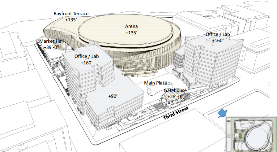 Designs For Warriors’ Mission Bay Arena Revealed!