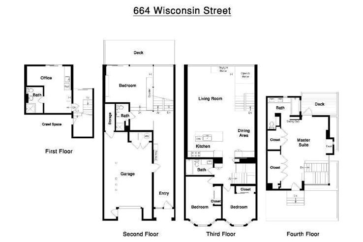 664 Wisconsin Street Floor Plan