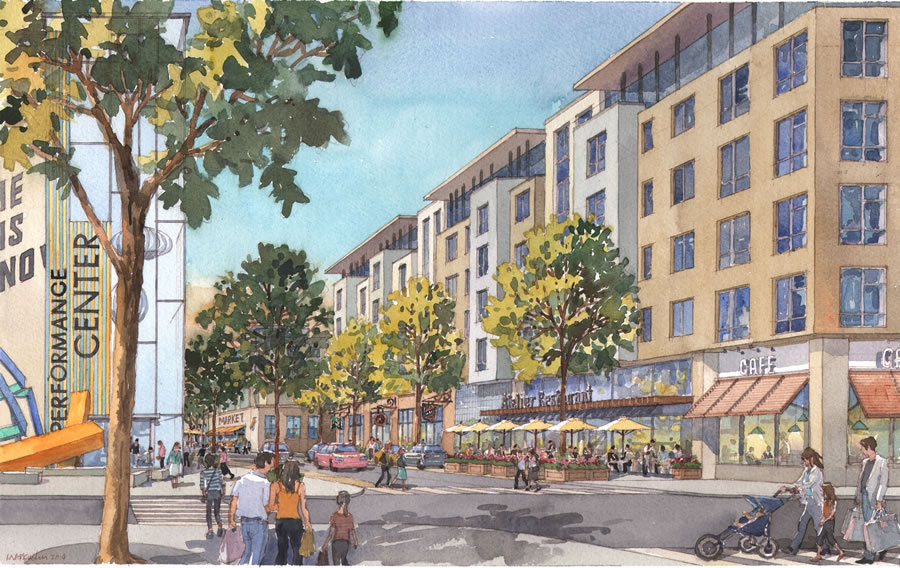 Candlestick Point Urban Outlet Rendering